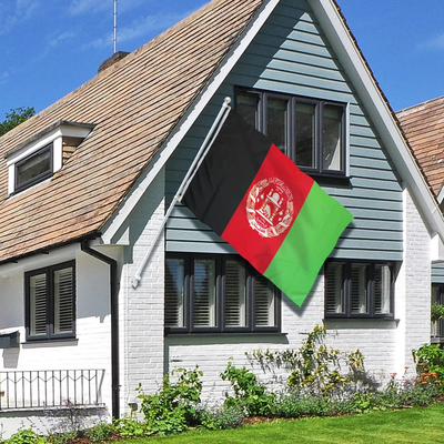 Bandiera su ordinazione 100% dell'internazionale di Afghanistan del poliestere della bandiera di colore 3x5 di CMYK