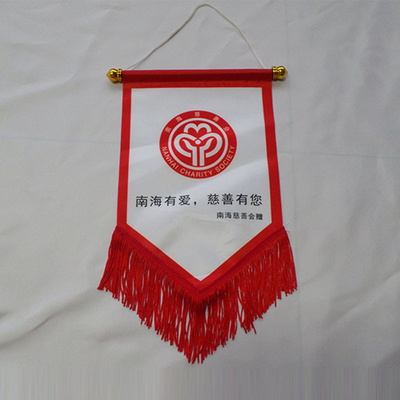 Sublimato stampando la tela normale del cotone dell'insegna della bandiera dello stendardo