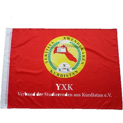 Digital che stampa del poliestere di bandiera della bandiera 3 promozionali x 5 i piedi su ordinazione