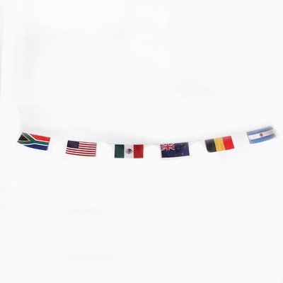 32 corde internazionali della bandiera dei paesi per gli sport ed i giochi