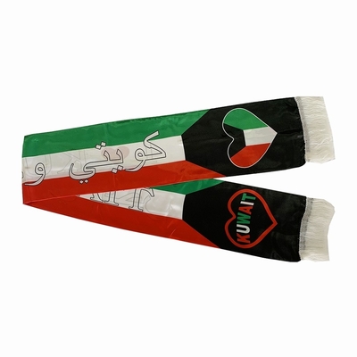 Il poliestere tricottato sport promozionale Scraf ha personalizzato la sciarpa di calcio