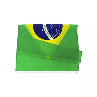 L'alta qualità Brasile su ordinazione inbandiera le bandiere del poliestere 100D di 3x5Ft