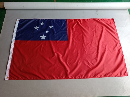 Bandiera nazionale delle Samoa in poliestere 3X5 piedi Bandiera nazionale delle Samoa a colori CMYK