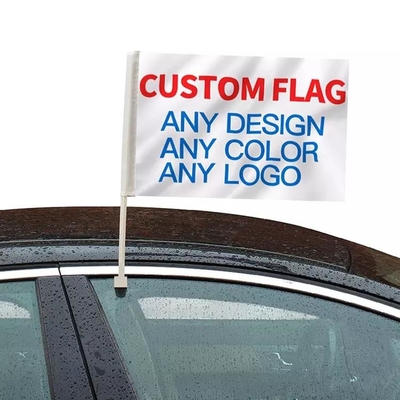 Bandiere su ordinazione dell'automobile dell'Inghilterra del poliestere di automobile delle bandiere decorative su ordinazione della finestra