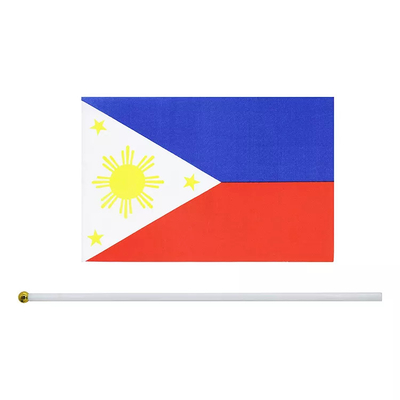 Bandiere tenute in mano filippine filippine portatili della bandiera nazionale 14x21cm