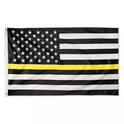 Digital che stampa la bandiera americana 3x5 Ft Red Green giallo blu sottile Gray Line Flags del poliestere
