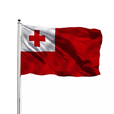 Bandiera nazionale 100% del Tonga del poliestere singola/doppio parteggiato stampando 3x5Ft