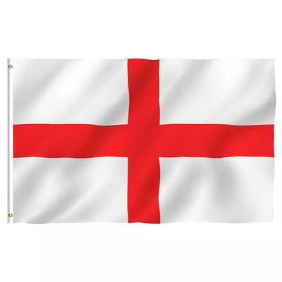 le bandiere Pantone della stamina di 3x5ft Inghilterra colorano la bandiera nazionale dell'Inghilterra del poliestere