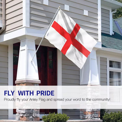 le bandiere Pantone della stamina di 3x5ft Inghilterra colorano la bandiera nazionale dell'Inghilterra del poliestere