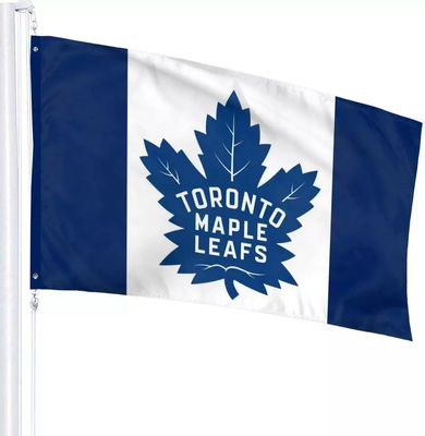 Bandiera 3x5ft della foglia di acero di Toronto di colore di Pantone di seta/Digital/stampa di sublimazione